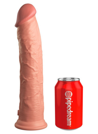 11" Dual Density Silicone Cock